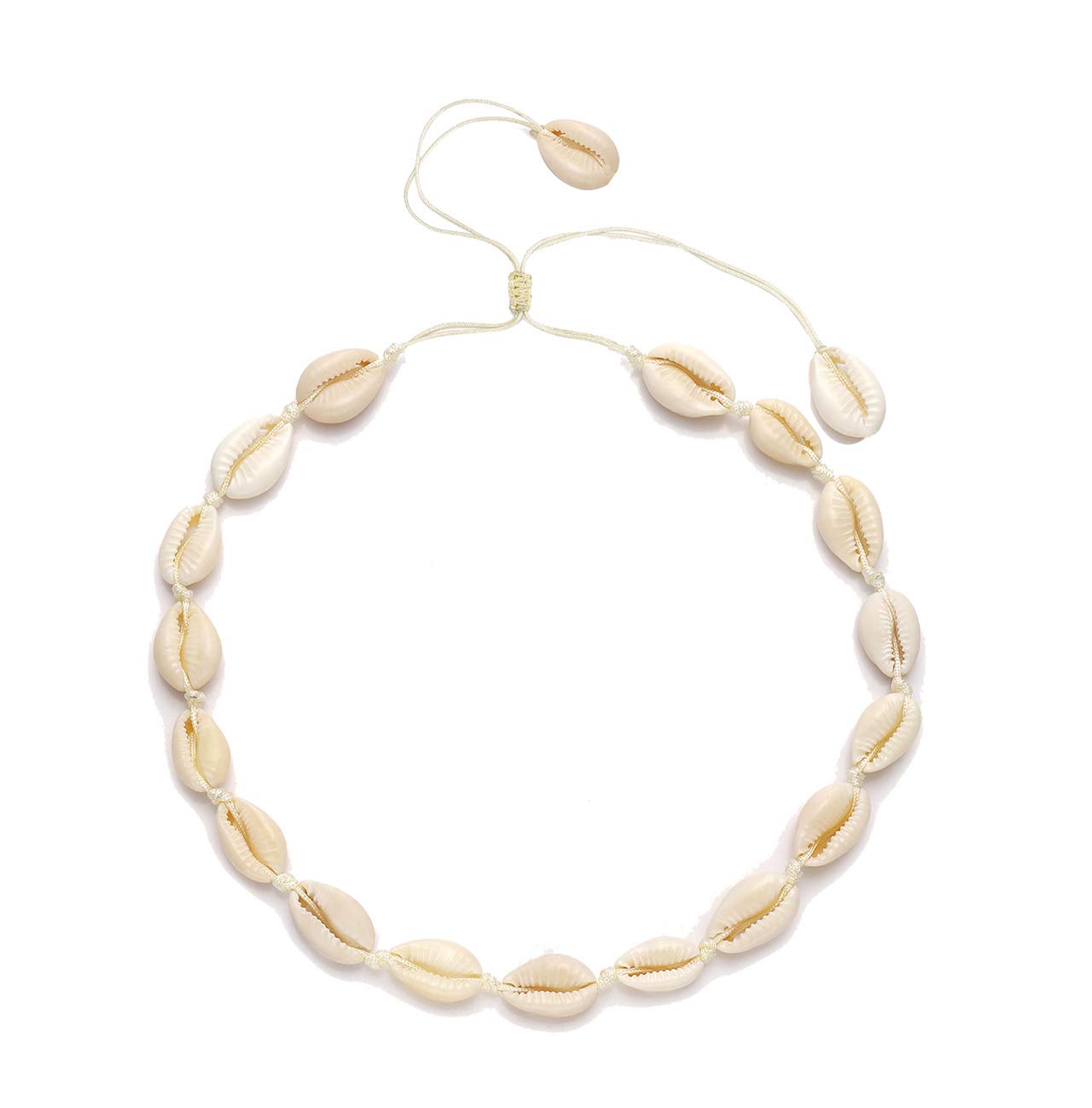 Cowrie Shell Choker Necklace for Women Shell Anklet Bracelet Handmade Seashell Necklace Hawaiian Summer Jewelry