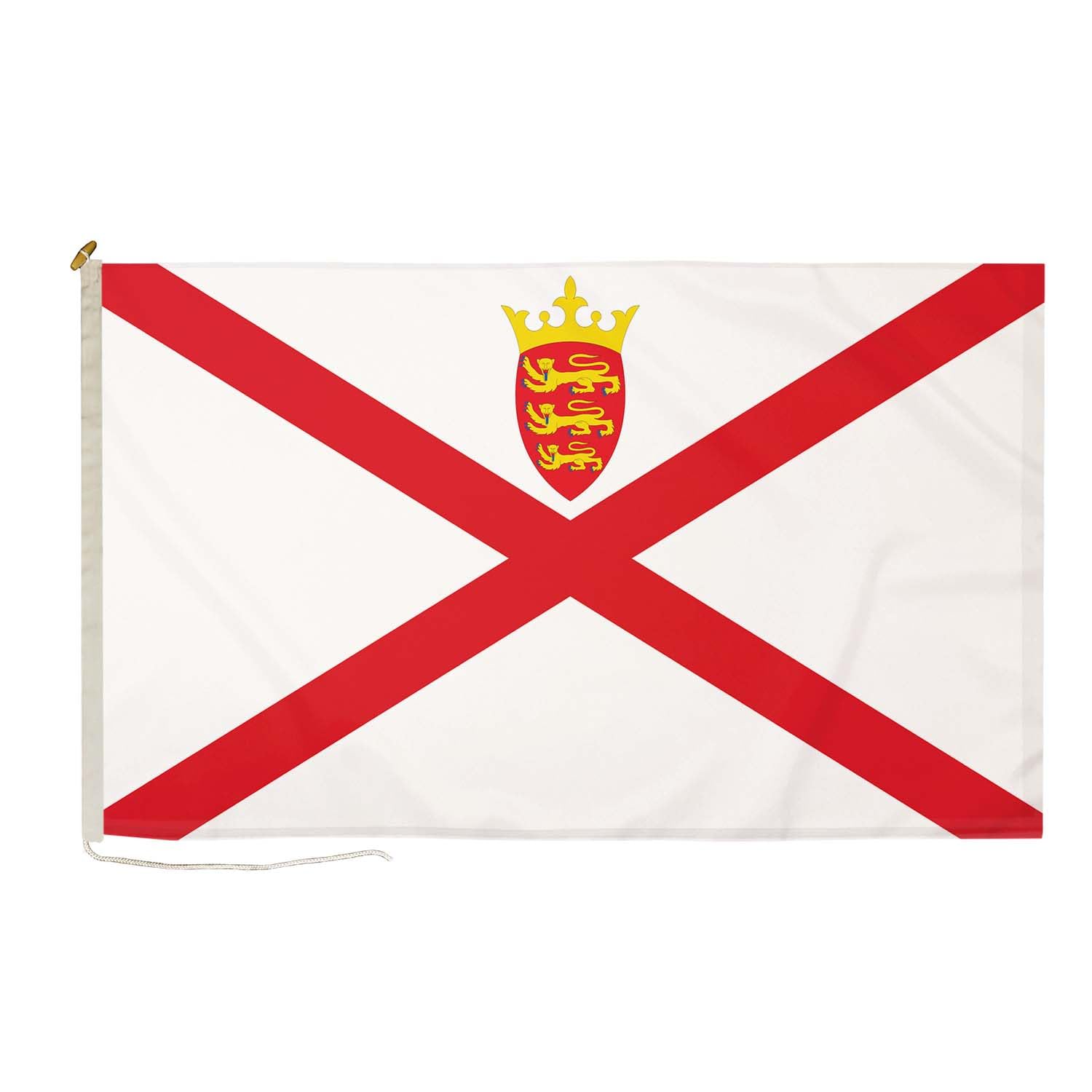 Drapeau Jersey avec corde robuste et système de foulée intégré 5x3