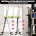 Sportstech Innovador Stepper & Escalador Vertical 2en1 - Ejercicio con Movimientos de...