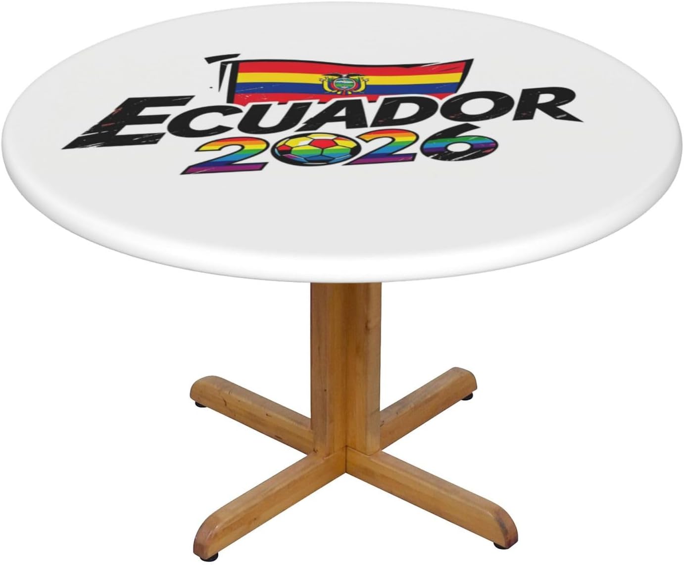 Ecuador Graphic Tablecloth for Football Party, Soccer Cup 2026 Match Table Cover Soccer Fans Table Cloths,Ecuador Flag TableCover