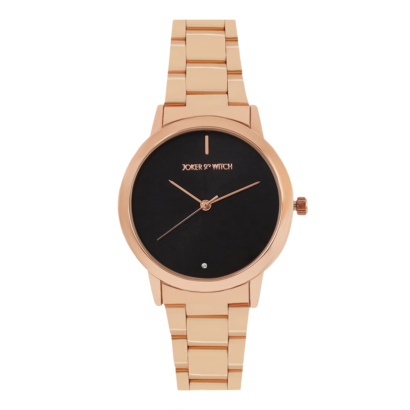 Joker & Witch Luna White Dial Rose Gold Stainless Steel Analogue Watch for Women (B0BBG2FZQL) Amazon Price History, Amazon Price Tracker