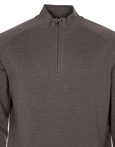 Kirkland Signature Men's 1/4 100% Cotton Active Pullover SIZE M MEDIUM BROWN2