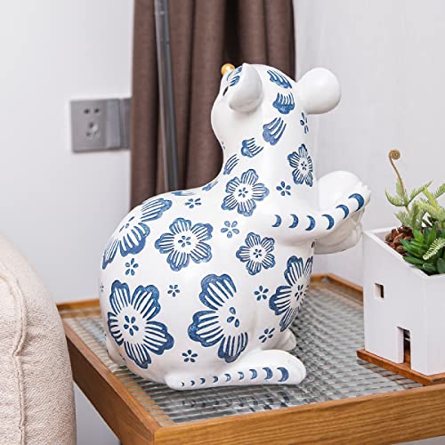Statue de souris blanche pour briser la monotonie de votre bureau terne - 8