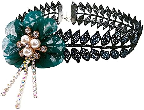YOFAPA Choker Necklace Adjustable Rhinestone: Elegant Crystal Flower Clavicle Necklace Jewelry Party Vintage Lace Necklace