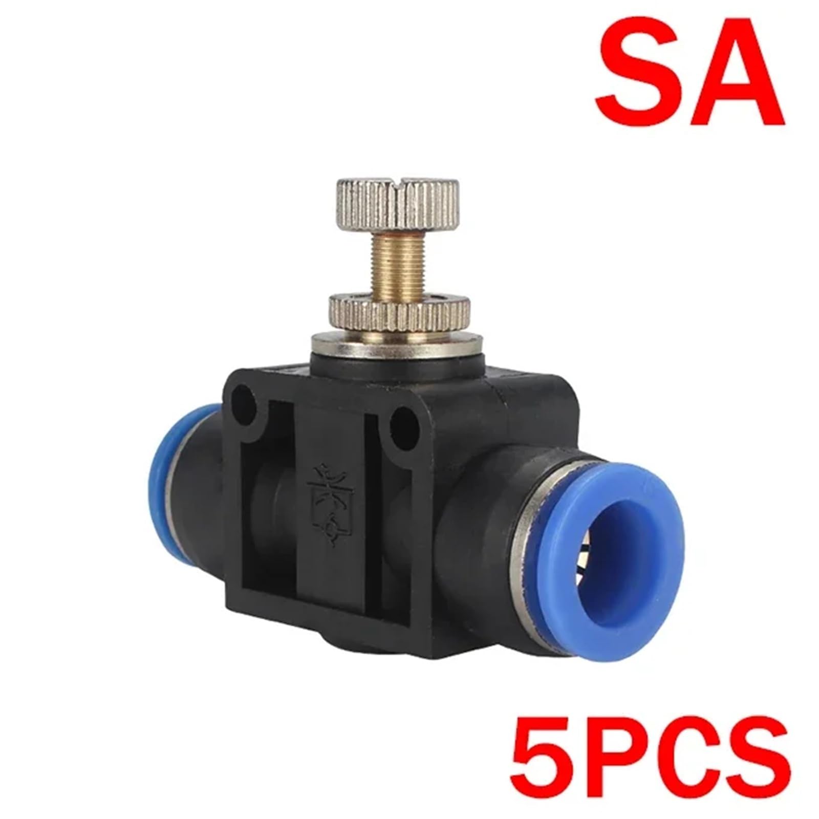 Conectores rápidos neumáticos for tubo de aire, de plástico PU PY, for manguera de 10 mm y 12 mm (paquete de 5 unidades).(SA(5PCS),12mm)