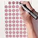 1050 PCS 3/4 Inch Round Color-Code Dot Stickers, Color Coded Circle Stickers for Classroom, Office (Pink)