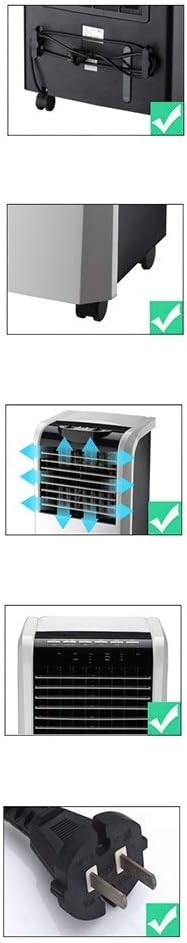 Air Coolers Compact Conditioner 3 Wind Type Evaporative Cooler Purifier and Humidifier Mobile Swamp Cooler Quiet Portable AC Unit Perfect for Indoor Office Home