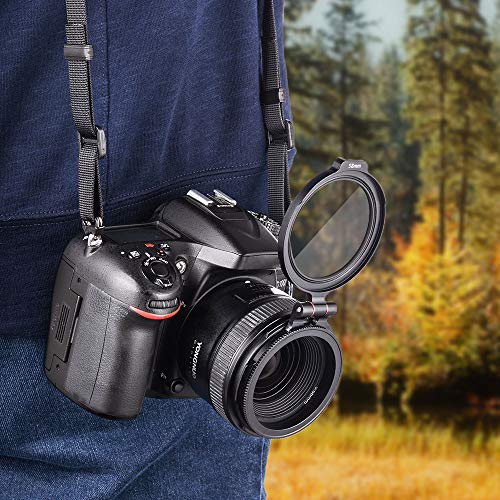 TYCKA 67mm ND Filter Ring Adapter Holder Quick Release Switch Bracket Rapid Lens Adapter Ring Camera Accessory Filter Mount Clip Stand for DSLR Camera Photography Lens Bracket