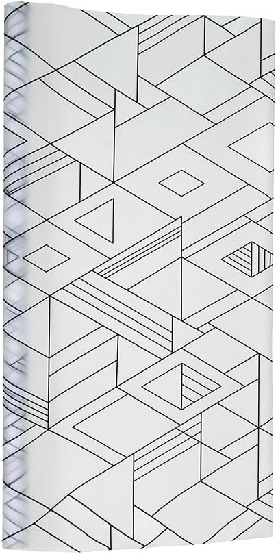 Window Film PVC Embossed in Flower Geometric Ivy Or Square Design - Ivy