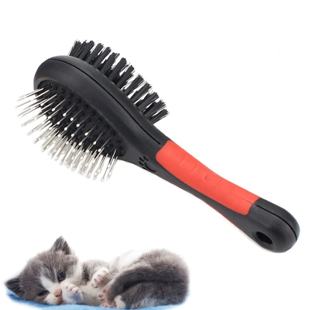 RvPaws Double Sided Pin Bristle Grooming Comb Hair Brush Ideal for Dogs and Puppies Removing Matted Fur (Multicolor, Pack of 1 Psc) (B0CK5G4JVM) Amazon Price History, Amazon Price Tracker