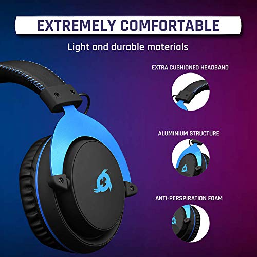 KLIM™ Rush - Cuffie Xbox One con Microfono + Cuffie gaming PS4 PC Mac PS4 Switch iOS Android + Connettore da 3,5 mm + Archetto comodo e regolabile + 5 anni di garanzia + NUOVE 2020