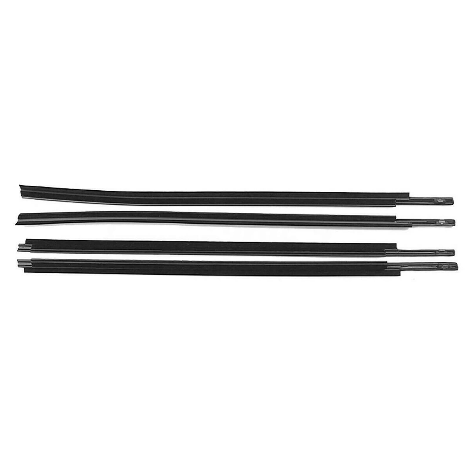 Glilar One Color Automotive Window Seals Compatible With Toyota For Tundra Crew For Max 4 Doors 2007-2018 Car Window Weatherstrips Soundproof Sealing Automotive Seal Strip