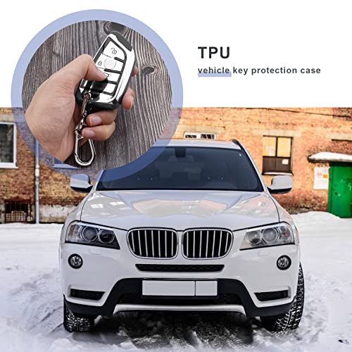 ECSiNG Cover per chiave auto a 4 pulsanti in TPU