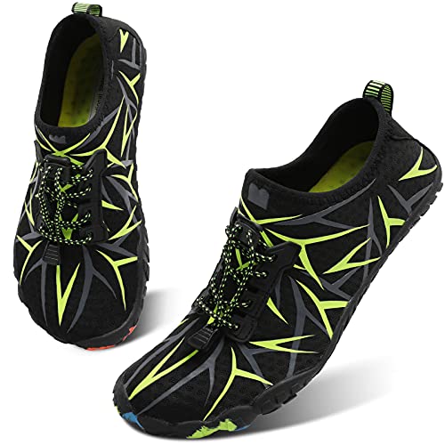 Centipede Demon Water Shoes for Mens Womens Quick Dry Barefoot Beach Swim Diving Aqua Sneakers 10 Women/8 Men