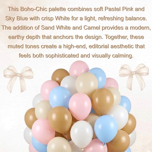 Image of Balloon Garland Kit, Party Decoration Set (Sky blue)