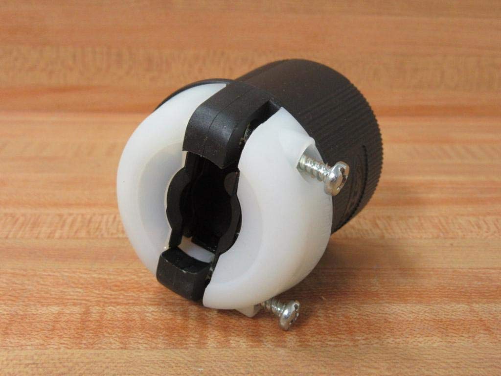 Hubbell HBL2731 Locking Plug, 30 amp, 3 Phase, 480V, L16-30P, Black and White