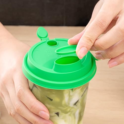 Miniatura 9 de Restaurantware Solo tapas tapas Bev Tek para tazas de café de 12 a 16 y 24 onzas, 25 tapas para bebidas a prueba de fugas, diseño 2 en 1, tapones