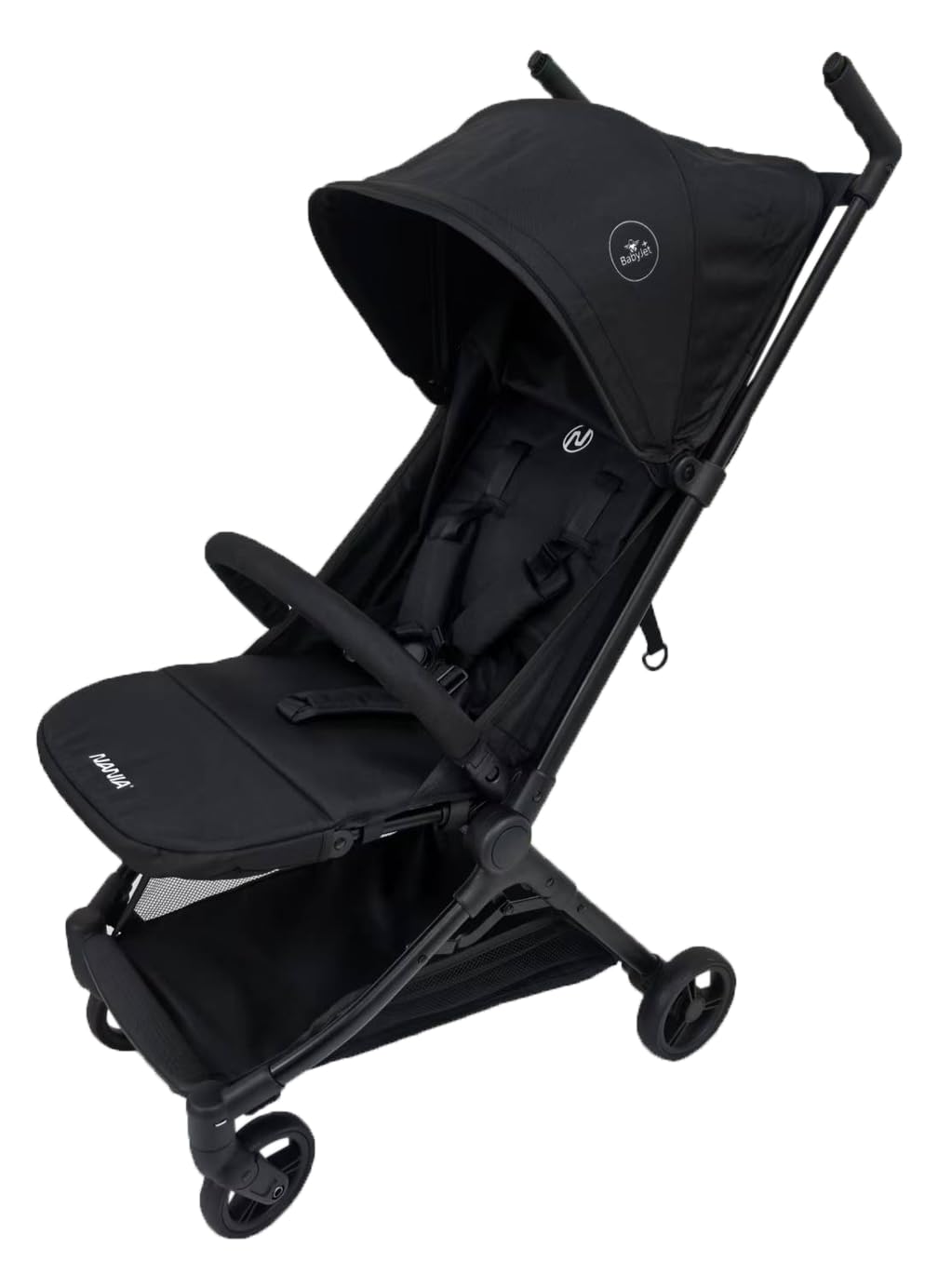 Nania, passeggino ultracompatto, Babyjet (da 0 a 15 kg), omologato per il trasporto in cabina aerea, leggero (4,5 kg), schienale reclinabile, parasole regolabile, borsa da trasporto inclusa