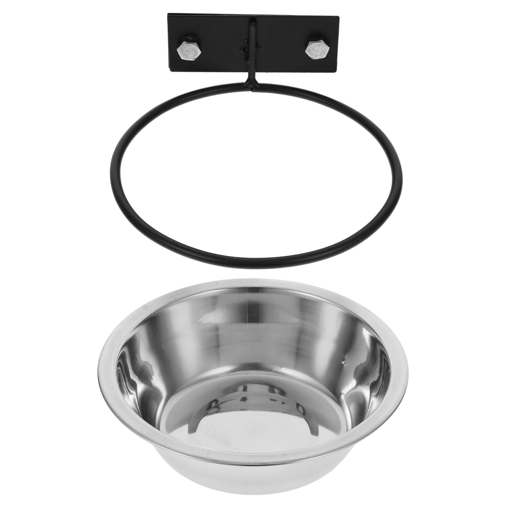 VICASKY Stainless Steel Raised Dog Bowl Feeder Wall-Mounted Pet Feeder Station Elevated Cat Bowls