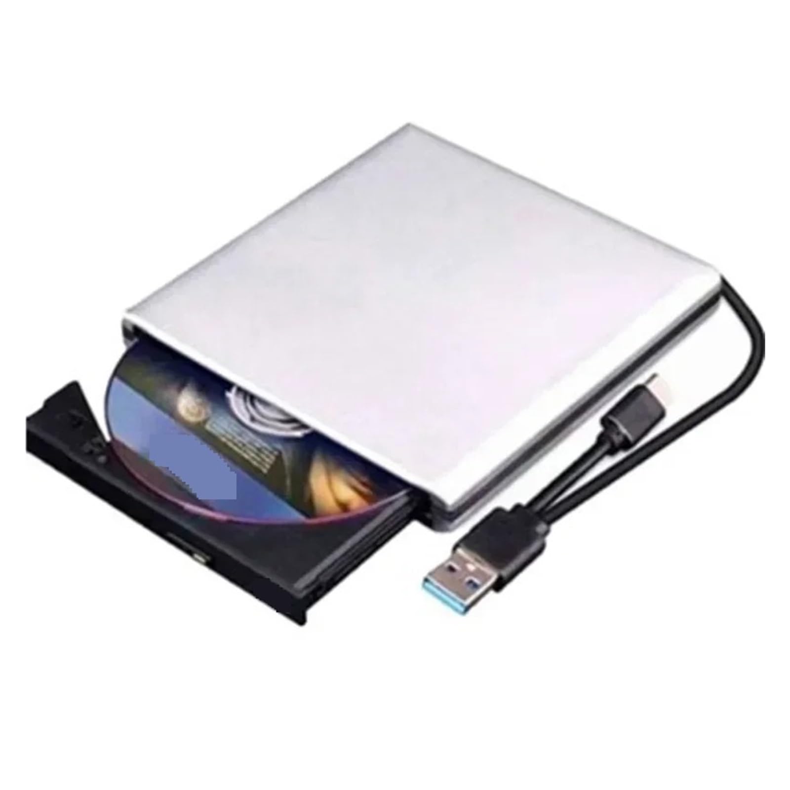 Masterizzatore Blu-Ray UHD 4K USB3.0 Masterizzatore Dvd Ottico Esterno Lettori Blu-Ray RE/Rom 3D Lettore di Scrittura Compatto E Facile da Usare(Red)