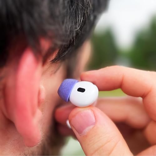 Miniatura 9 de Comply Almohadillas de espuma para Apple AirPods Pro Generation 1 y 2, color azul eléctrico, máxima comodidad  Ajuste inquebrantable  Grandes, 3