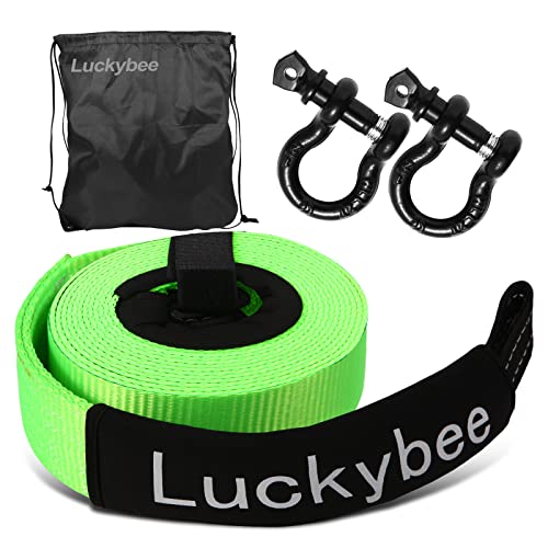 Robustes Abschleppseil 8 Tonnen - 4 Meter Mit 2 U-Haken Für Auto & Offroad