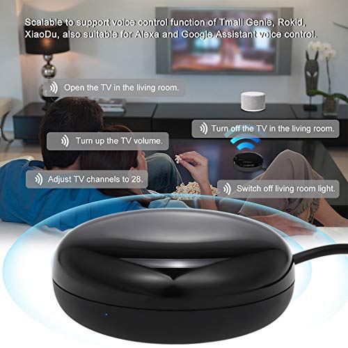 Controle remoto QRA2 IR Controle remoto Smart Home WiFi Adequado para Alexa Google Assistant One par