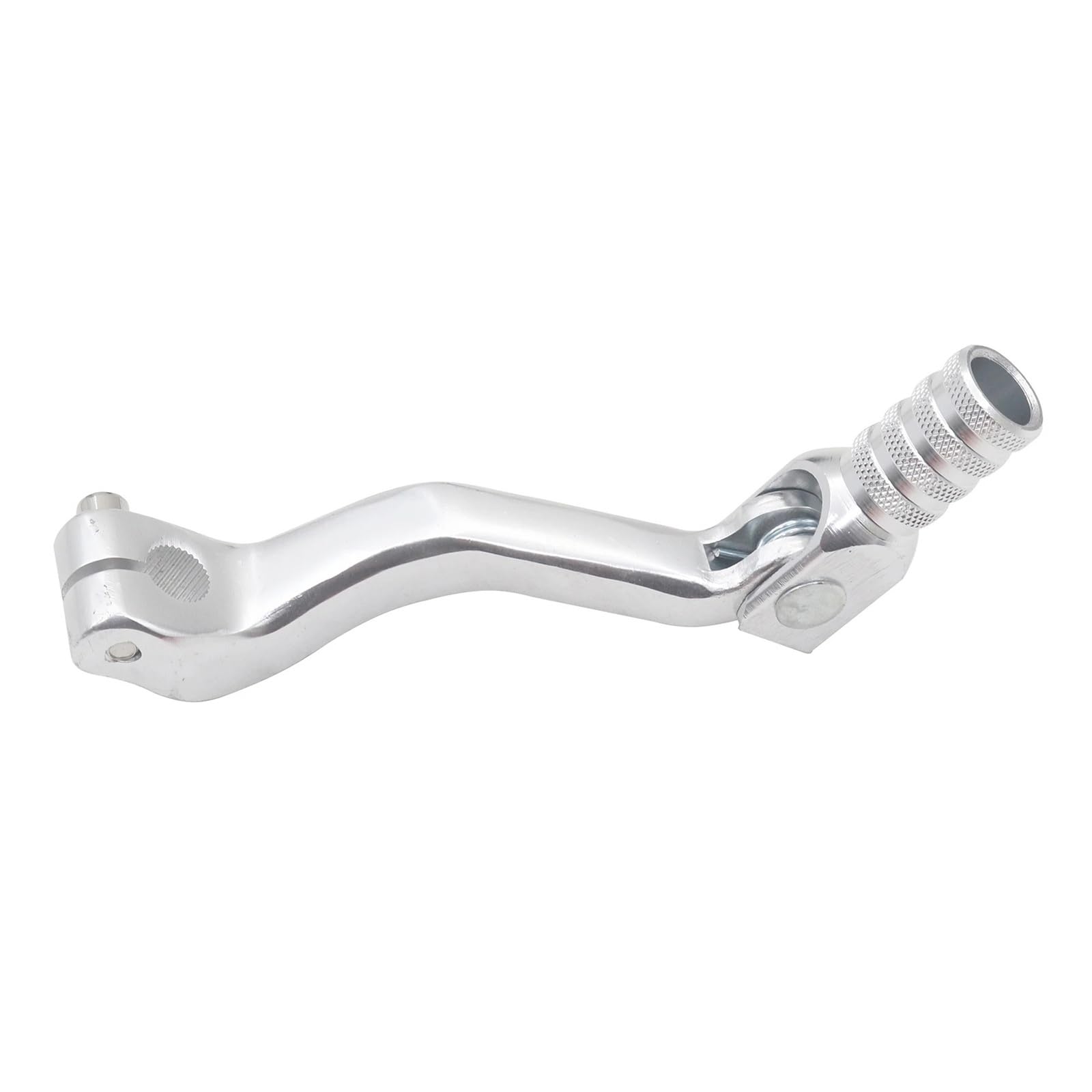 Fuyrhp Silver Gear Shifter Lever Motorcycle Folding Gear Shift Lever For Bosuer For Kayo T2 T4 T6 K4 K6 125Cc 140Cc 150Cc 160Cc 250Cc Universal