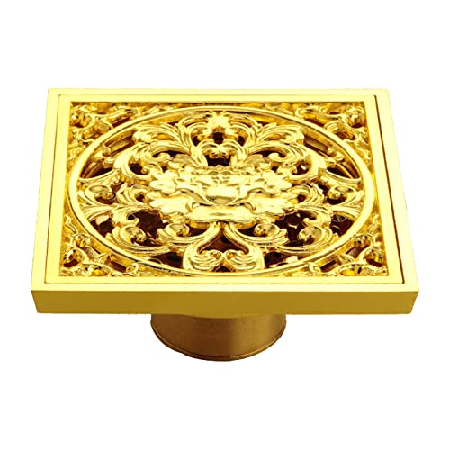 Bonde de sol en laiton 10 cm avec récupérateur amovible anti-odeur