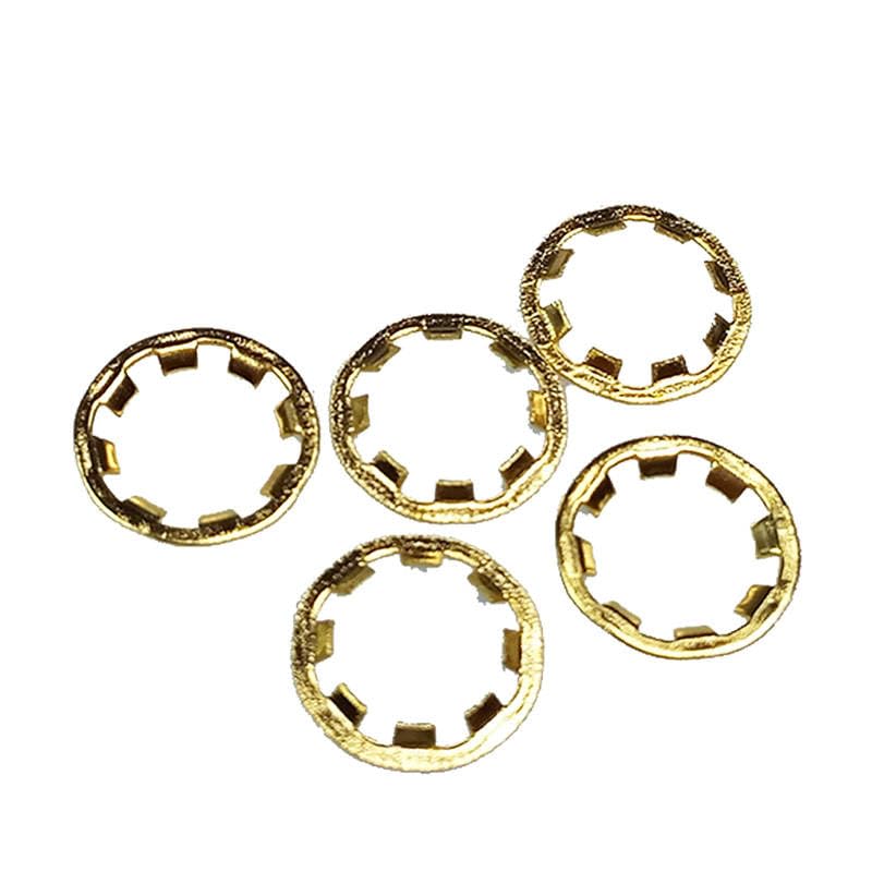 50pcs/lot Gold Plated SMA Plum Washer SMA Connector Gasket SMA Spacer for SMA RF Connector