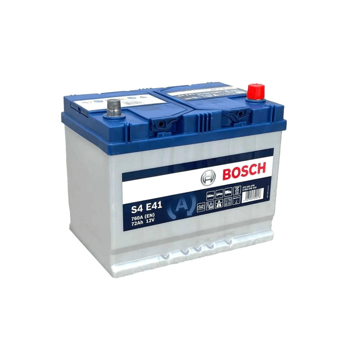 Bosch Automotive S4E41 - Batterie Auto - 72A/h - 760A - Technologie EFB - adaptée aux Véhicules avec Start/Stop