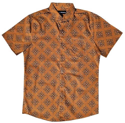Image of Molokai Surf Button Down Slim Fit Hawaiian Short Sleeve Shirts