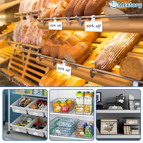 Soportes de etiquetas de alambre evitan caídas de precios en estantes de tiendas 5
