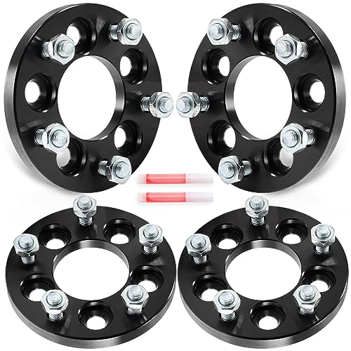 SCITOO 4pcs 5x100 to 5x114.3 Wheel adapters 15mm Bore 67.1mm Studs 12x1.5 5Lug Wheel Spacers No Hubcentric Fit for Camry 1986-1991 for Celica 1993-2005 for Corolla 2003-2022 for Matrix 2003-2013