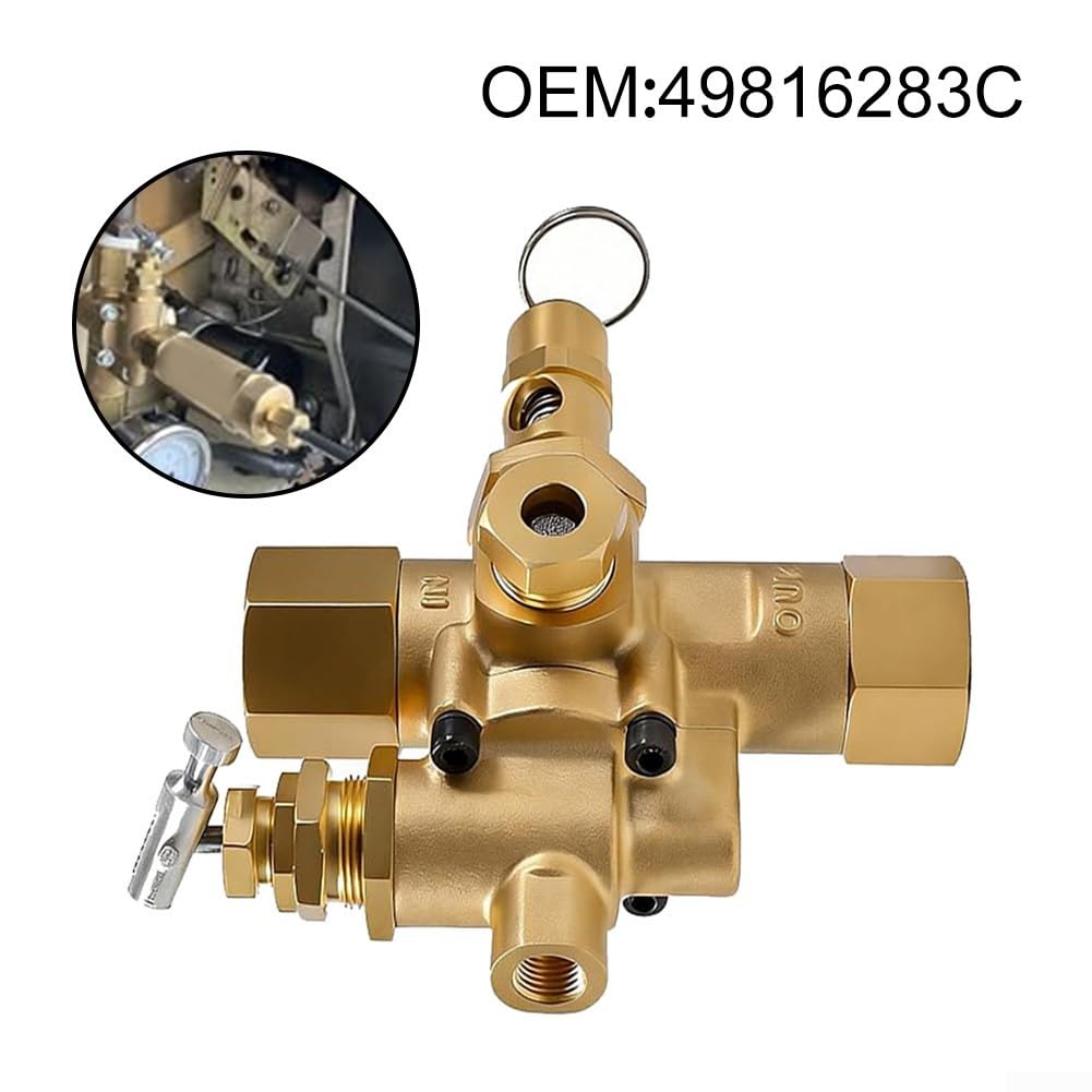 Pilot Check Valvola di scarico 49816283C progettata per compressore d'aria a gas T30 adatto a 16V886 16V887 16V890 16V891 20Y778 20Y779 20Y780 3FRU2 3FRU3 3FRU4