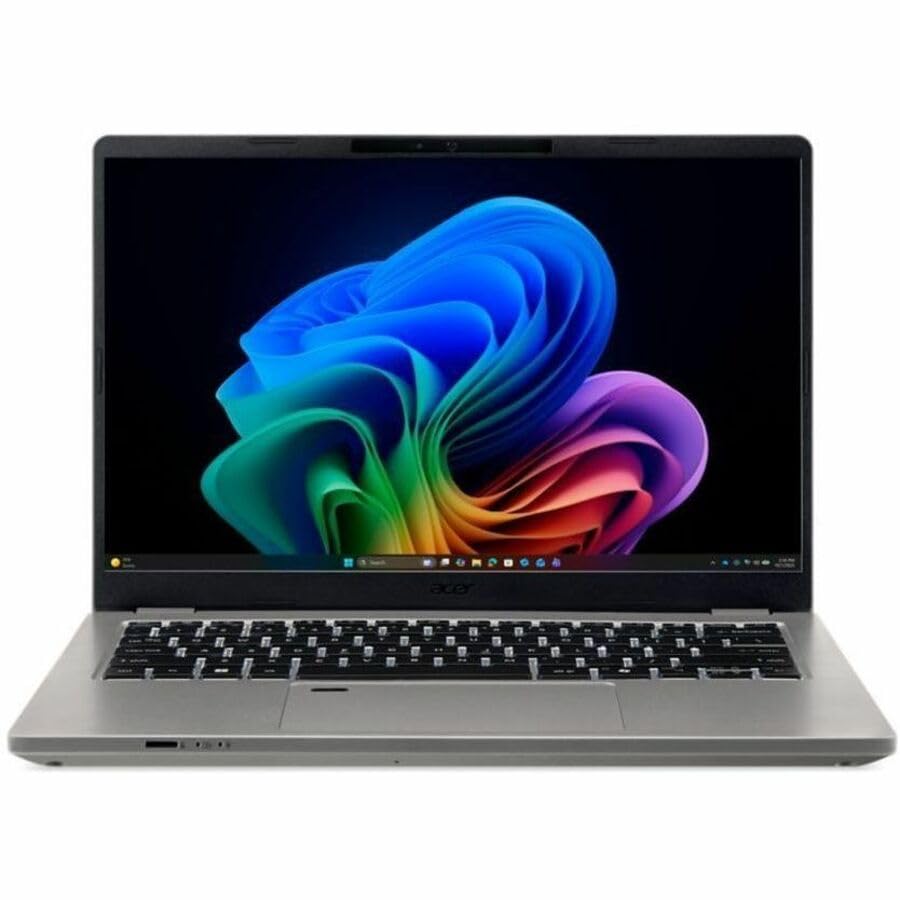 Image of Acer TravelMate P4 14 AI TMP414-56 TMP414-56-54N2 14 inch Clamshell Copilot+ PC Notebook - WUXGA - 120 Hz - Intel Core Ultra 5 322-16 GB - 512 GB PCI Express NVMe 4.0 SSD - English (US) Keyboard - Iron