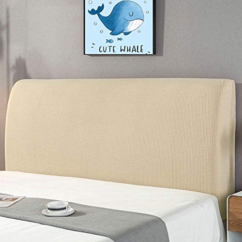 Stretch Bed Headboard Cover King/Double/Single Dustproof Bed Head Protector Slipcover Solid Color Bedroom Decoration (Color : B, Size : 170-190cm)