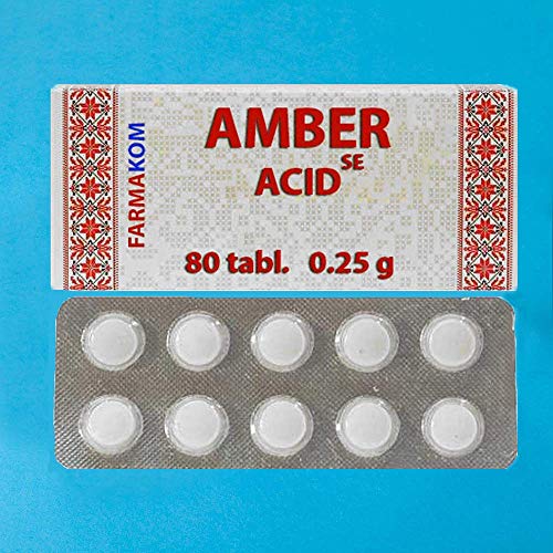 Succinic Acid Amber Acid 80 Tabs/0.25g