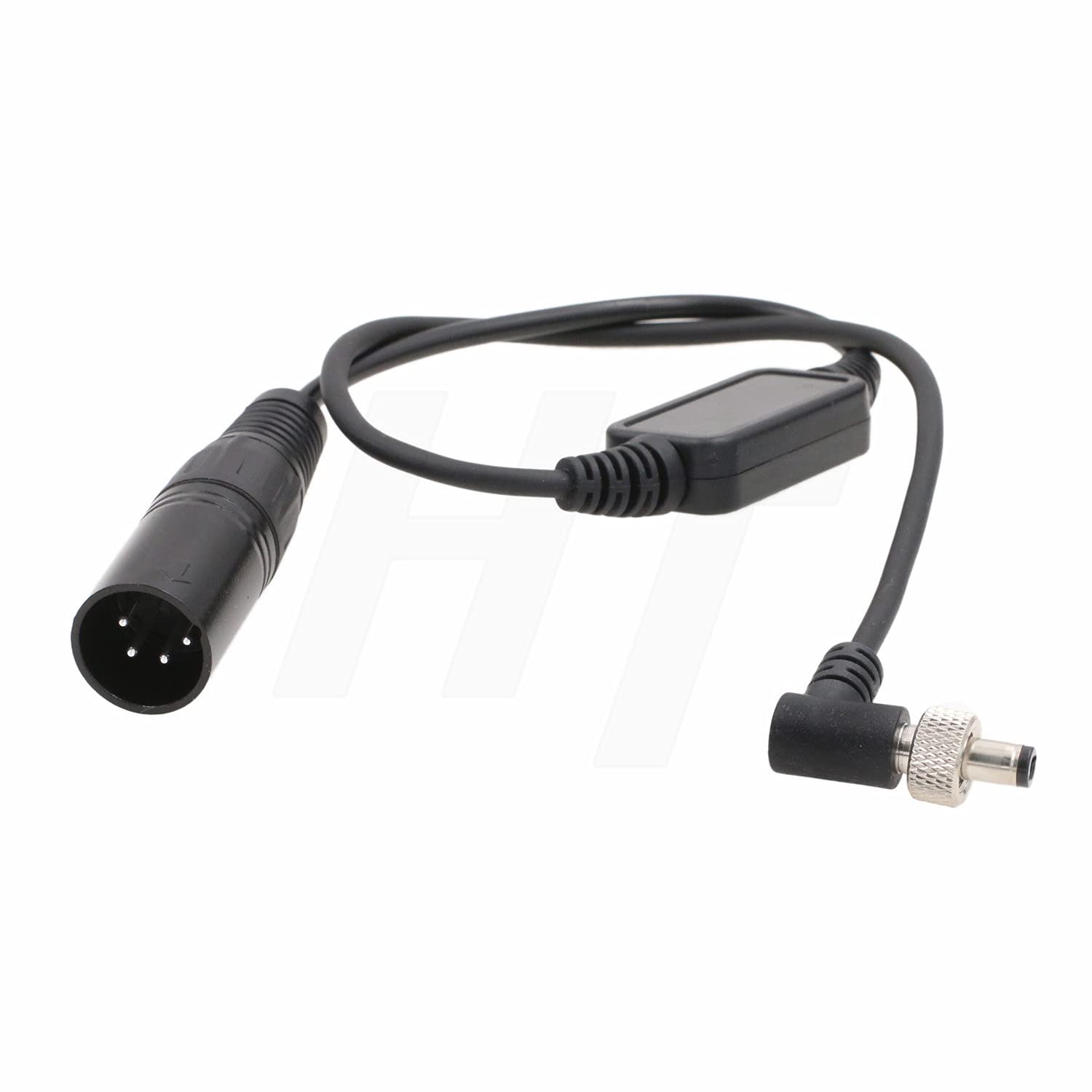 Cavo Alimentazione CC 12V Con D-tap - Per Blackmagic ATEM Mini, Atomos Ninja V, SmallHD, 50 Cm, Angolo Retto