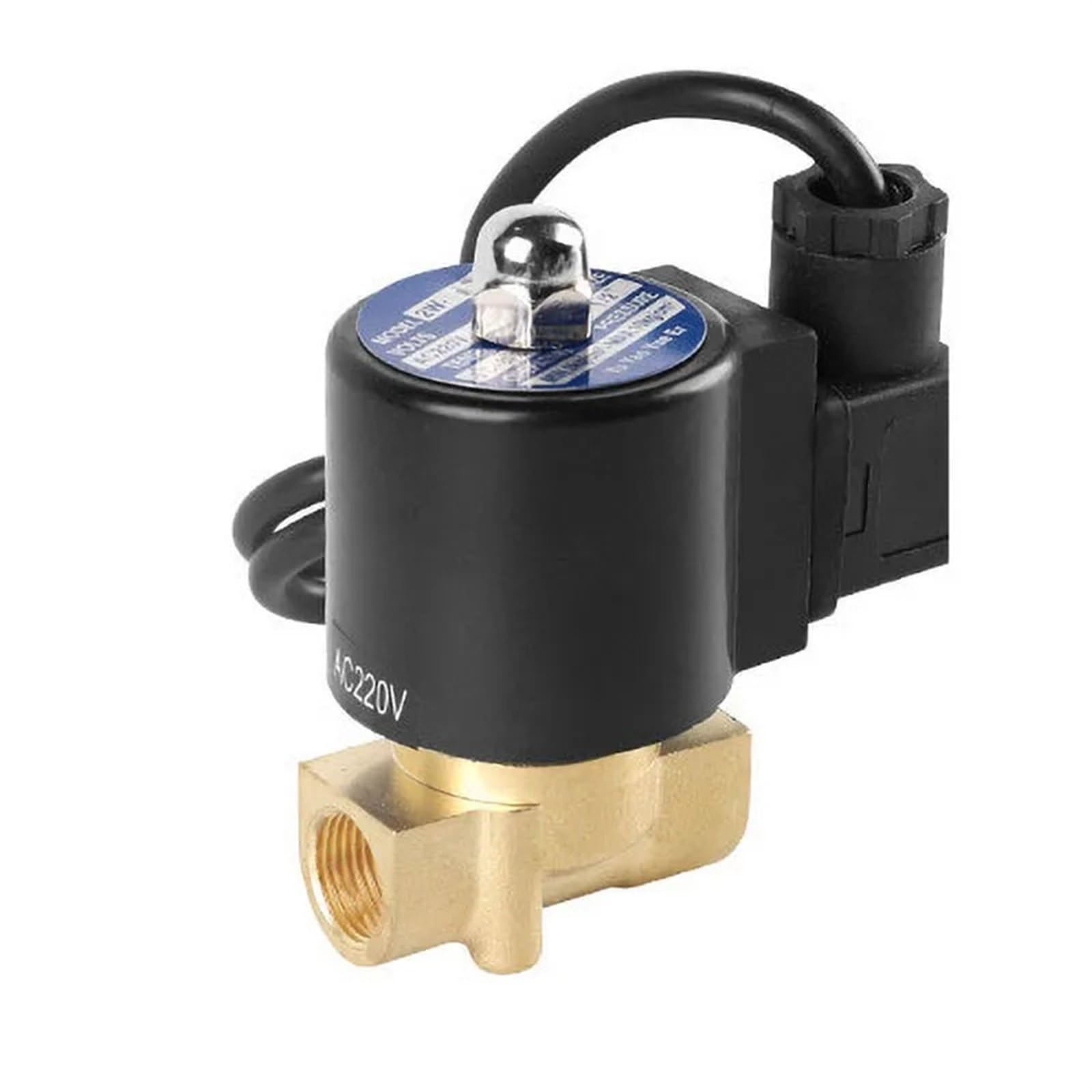 3/8" Wodoodporny zawór z mosiądzu Solenoid Normally Closed Fountain Valves do podwodnych 220 V 110 V 24 V 12 V 24 V (G-24VAC-EPDM-SEAL)