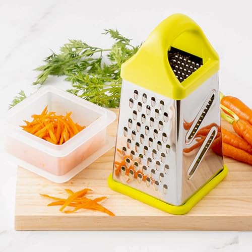 Rallador de Cocina 4 Lados Acero Inoxidable Multifuncional miniatura 6