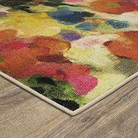 Mohawk Home Blurred Blossoms Area Rug, 5' X 8', Multicolor 51qiNc9BEQL. SS280