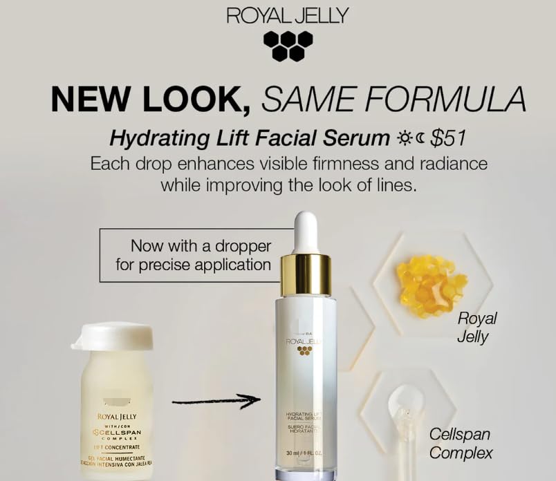 Jjafra Royal Jelly Hydrating Lift Facial Serum, 1 fl. oz.