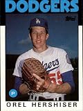 1986 Topps #159 Orel Hershiser UER