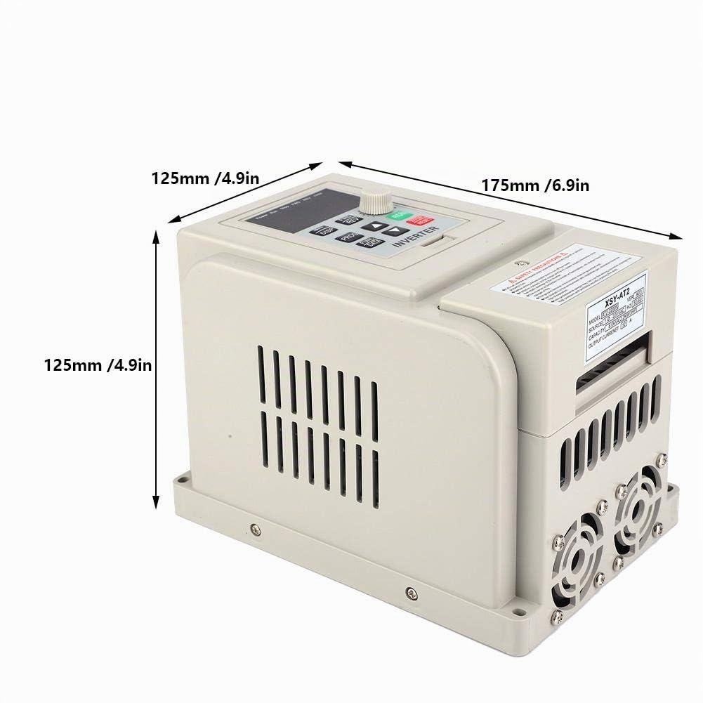 Inverter monofase, 220V 2.2KW 12A Controller variatore di frequenza Convertitore dell'inverter Ingresso monofase Uscita monofase per controllo velocità motore