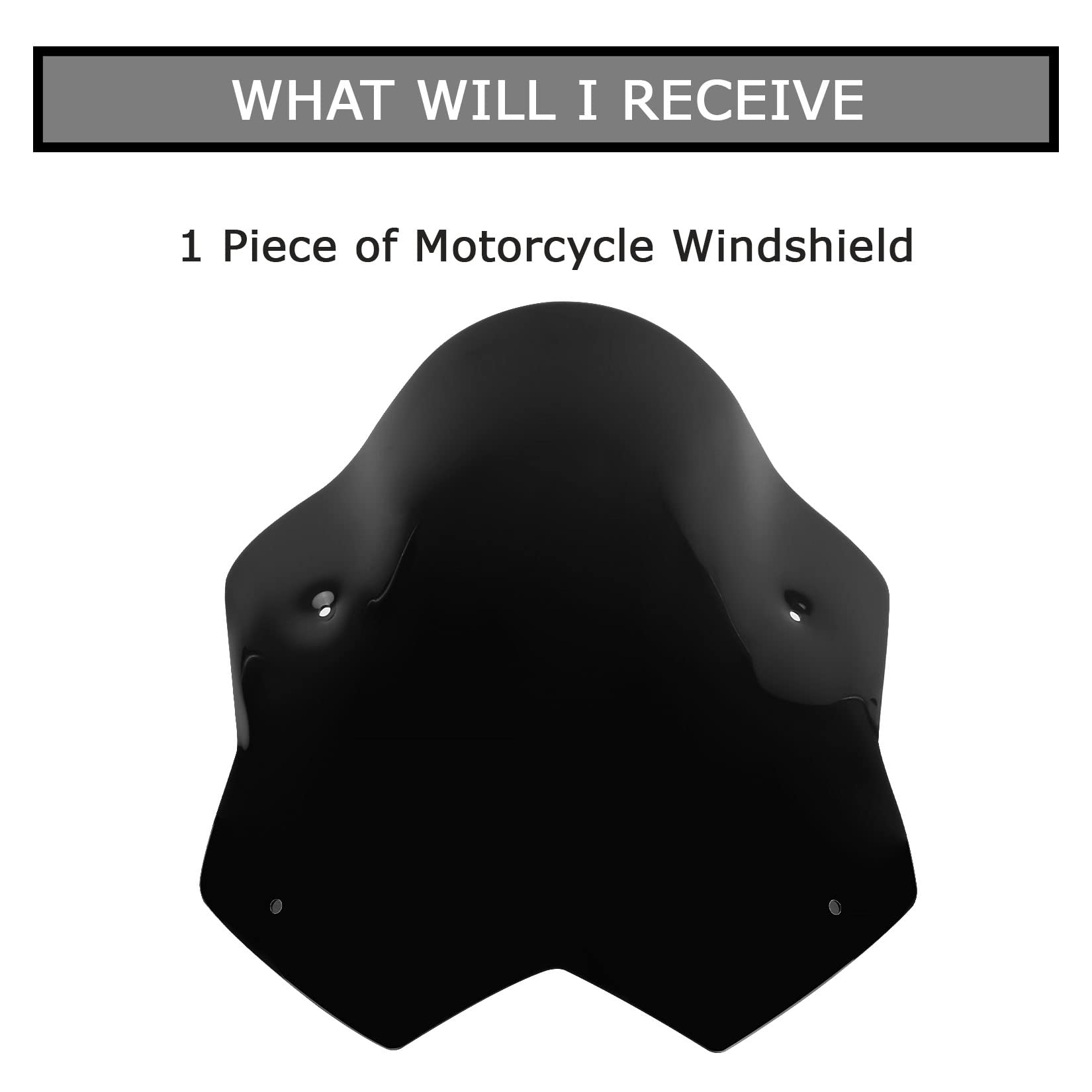 Parabrezza Dello Anteriore Schermo Cupolino, PSLER Scheda Deflettori del Vento per Moto per Yamaha T-MAX 530 2012-2016(Nero)