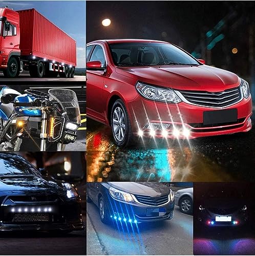 Image of AUTO MT 2PC /SET 18mm Eagle Eye LED Lights 9W DRL Daytime Running Lights Backup Reversing Parking Signal Automobiles Lamps (2PC WHITE 9W Eagle Eye Led Lights)