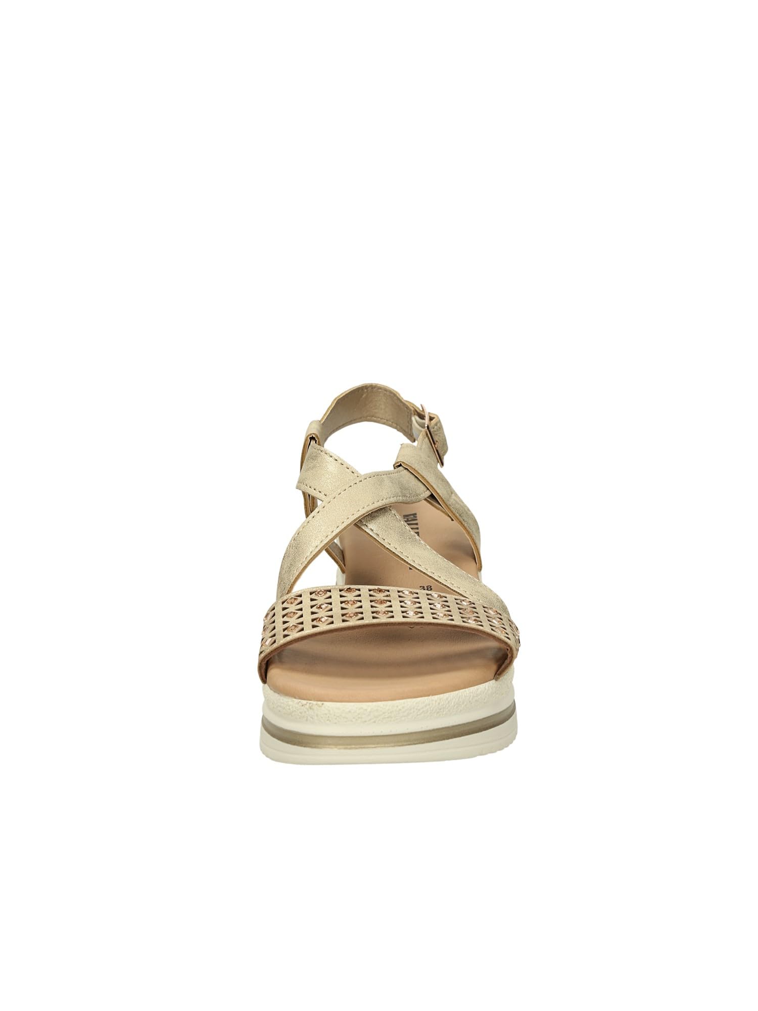 Valleverde Sandali Donna V55101 Pelle White o Gold