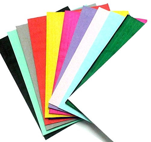 Devra Party 12-Pack Honeycomb Craft Pads, Assorted Colors (7 X 9.5 Inches) (Mini Quarter Inch Glue Line)