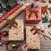 Dingion 100 Pcs Velvet Christmas Gift Bows for Gift Wrapping Elastic Bows Holiday Pre Tied Bows 24'' Stretch Loops with Ribbon Stretch Cord for Flat Gift Boxes Xmas Baby Showers Weddings Party Favors
